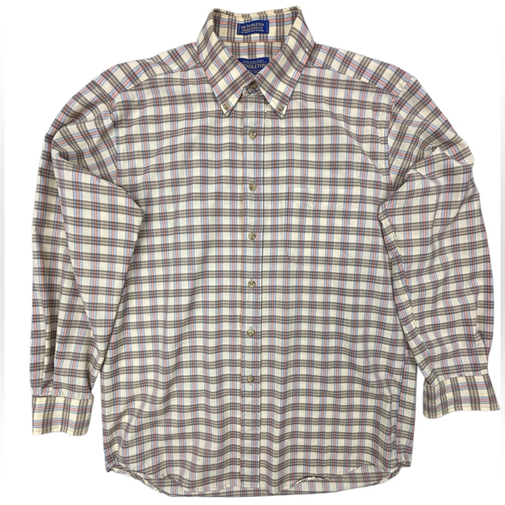 Pendleton- Wool Flannel Shirt- Large - Picture 3 of 5